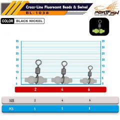 Portfish Boncuklu Gezer Fırdöndü