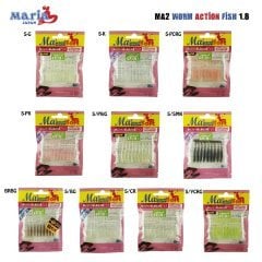Maria M2 Worm Action Fish 50 mm Silikon Yem